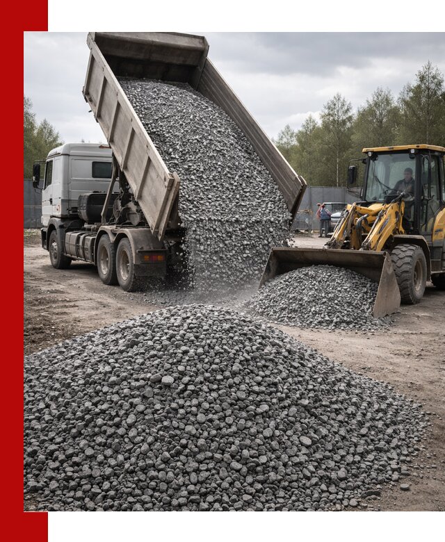 Доставка и продажа щебня гранитного в Ялте