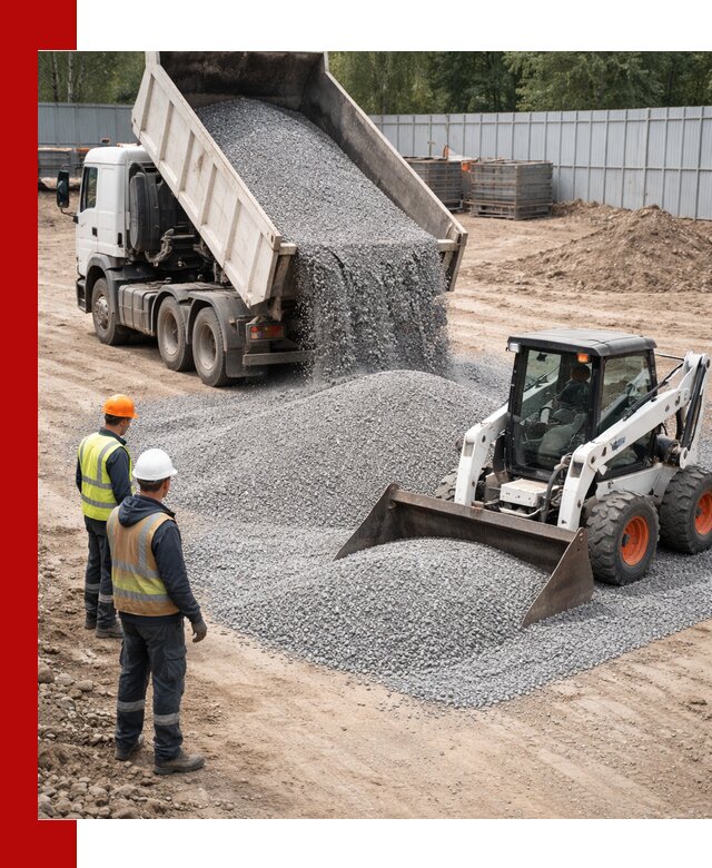 Доставка и продажа гранитного щебня фракции 0-5 в Ялте