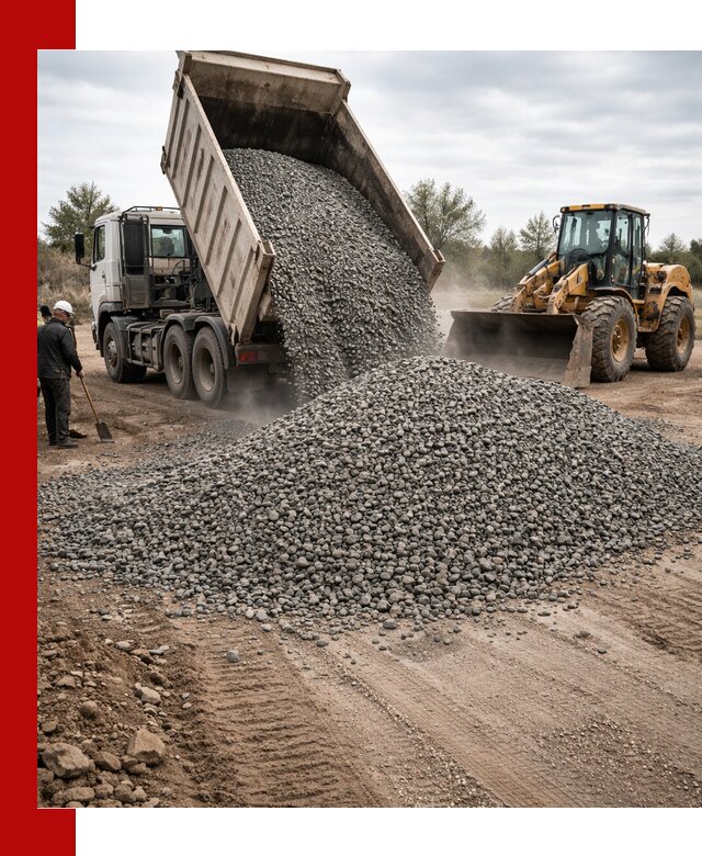 Гранитный щебень фракция 10-20 с доставкой в Ялте