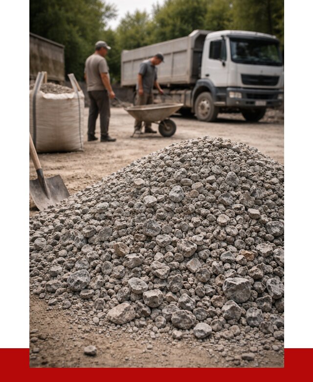 Гранитный щебень фракция 20-40 в Ялте от 3269 руб. ПРОНЕРУДЯлт