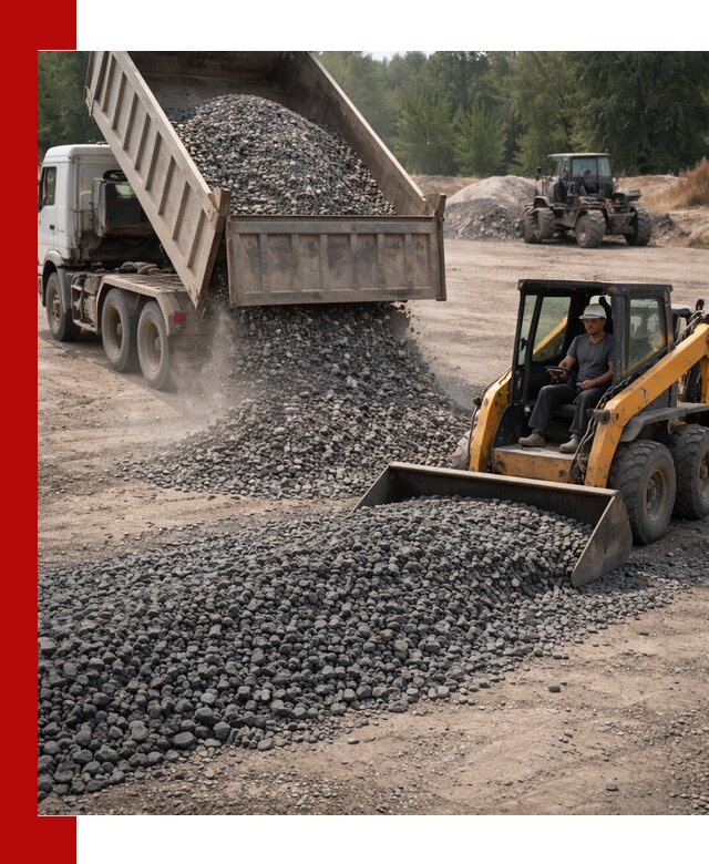 Гранитный щебень фракция 40-70 с доставкой в Ялте