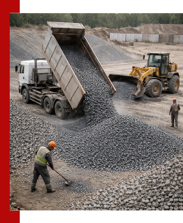 Щебень габбро-диабаз фр. 5-20 с доставкой в Ялте