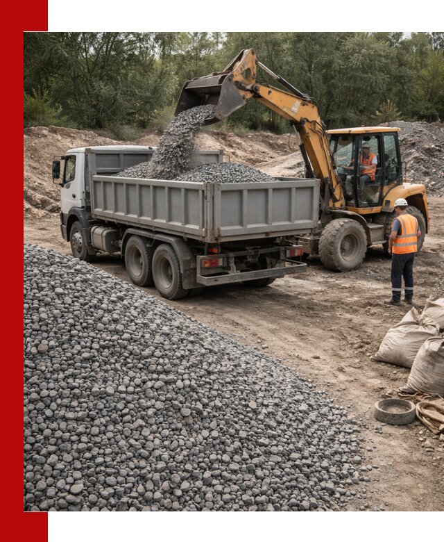Доставка гравийного щебня в Ялте оптом и в розницу