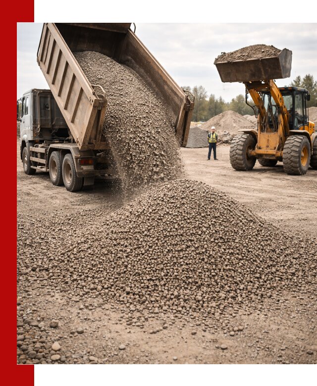 Гравийный щебень фракция 3–10 с доставкой в Ялте