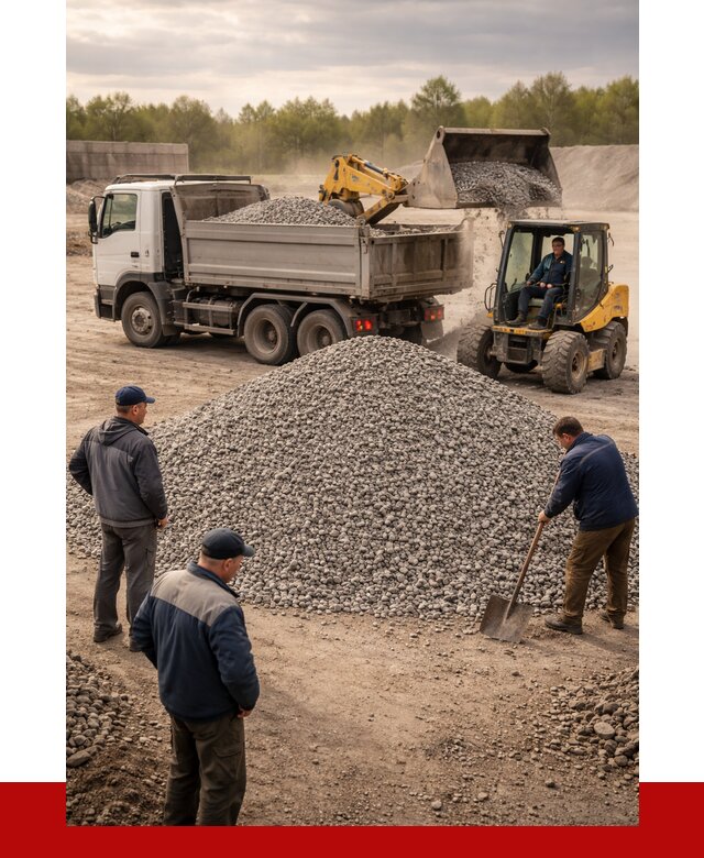 Гравийный щебень фракция 5-20 в Ялте от 2452 р. ПРОНЕРУДЯлт