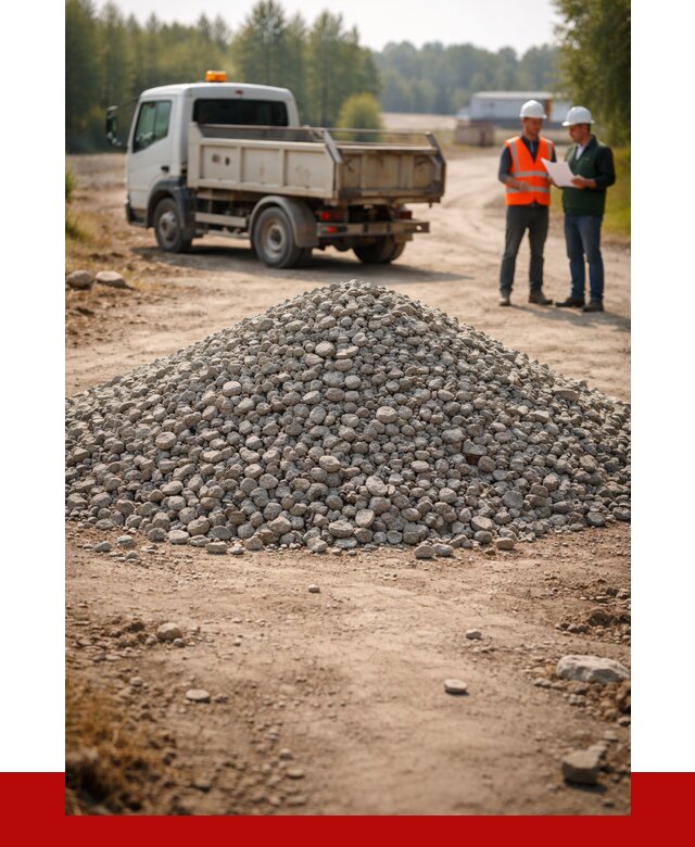 Гравийный щебень фракция 20-40 в Ялте от 1226 р. | ПРОНЕРУДЯлт