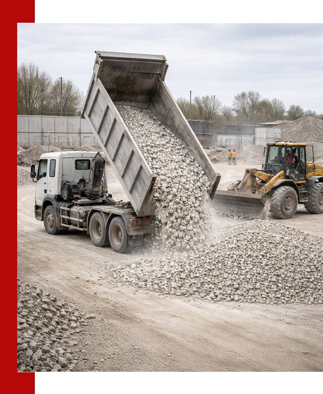 Доставка и продажа известнякового щебня в Ялте