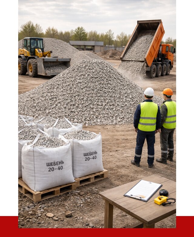 Известняковый щебень 20-40 в Ялте от 2145 р. ПРОНЕРУДЯлт