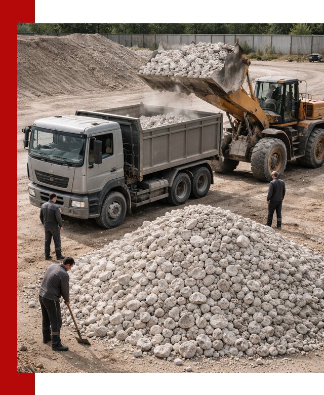 Известняковый щебень фракция 70–150 с доставкой в Ялте