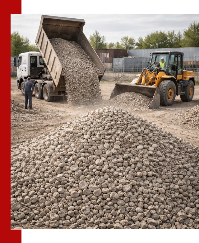 Доломитовый щебень фракции 20–41 с доставкой в Ялте