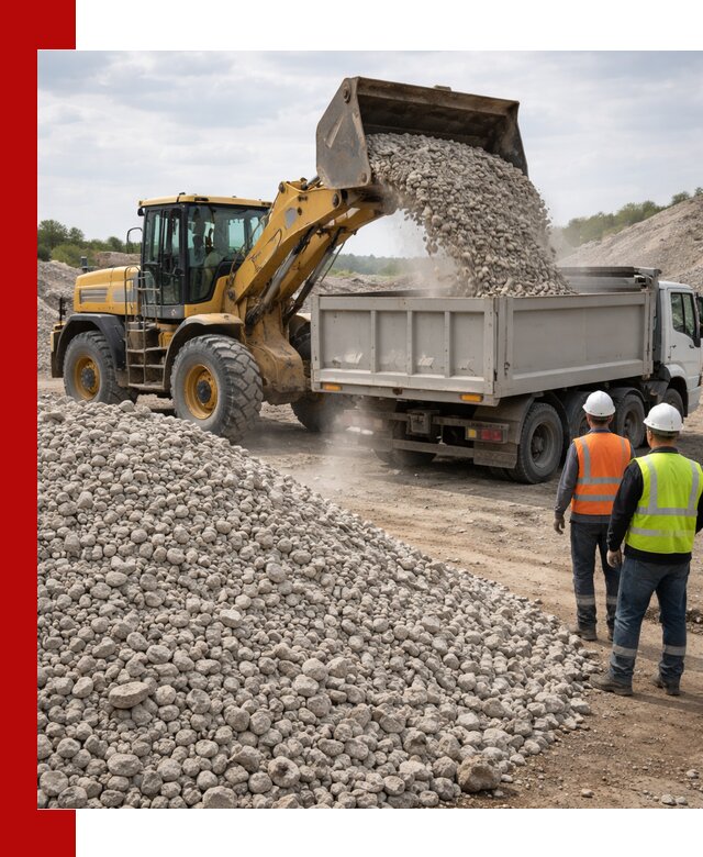 Доломитовый щебень фракция 40–71 доставка и продажа в Ялте