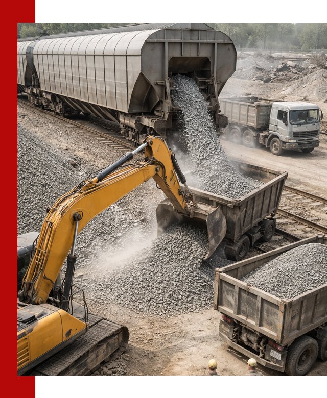 Доставка железнодорожного щебня в Ялте крупными партиями быстрого отгруза