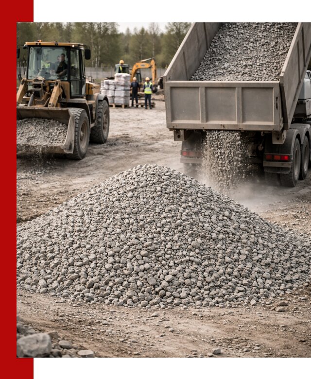 Вторичный щебень фракции 5-20 в Ялте — доставка и продажа крупнотоннажно