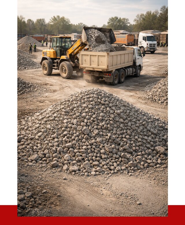 Вторичный щебень фракция 40-70 в Ялте от 1778 р, ПРОНЕРУДЯлт