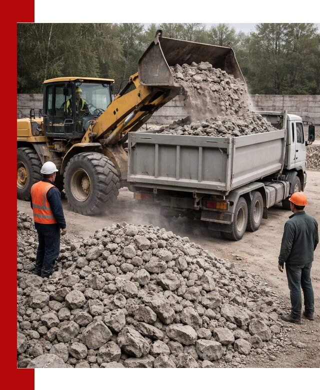 Вторичный щебень фракция 70–150 в Ялте с доставкой