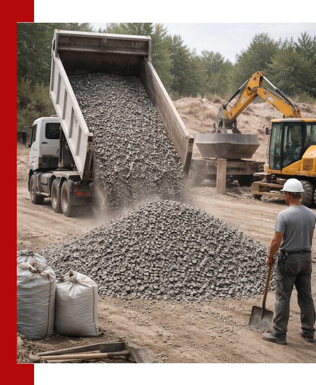 Доставка и продажа бетонного щебня в Ялте