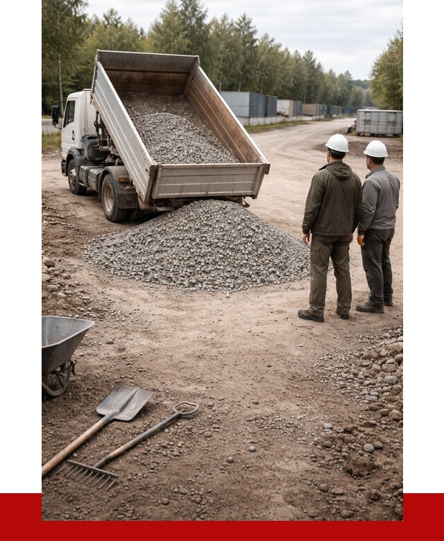 Бетонный щебень фракция 5-20 в Ялте от 3269 р., ПРОНЕРУДЯлт