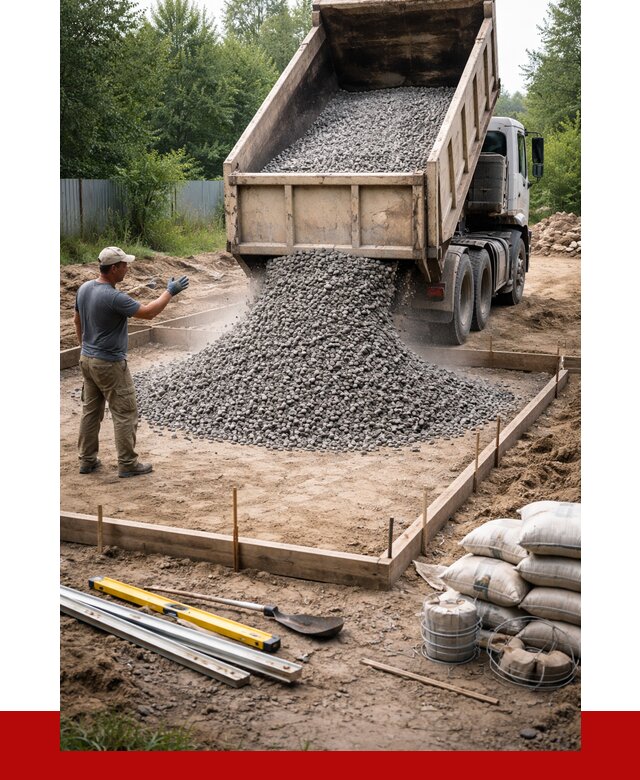 Купить щебень для фундамента в Ялте от 4597 р. | ПРОНЕРУДЯлт