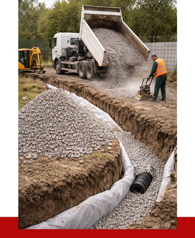 Щебень для дренажа в Ялте от 1890 р., ПРОНЕРУДЯлт доставка