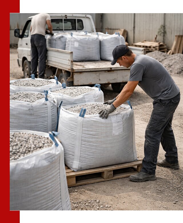 Доставка щебня в мешках по выгодным ценам в Ялте