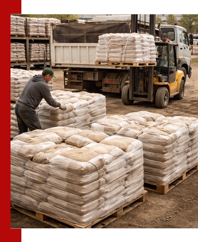 Карьерный песок в мешках с доставкой в Ялте