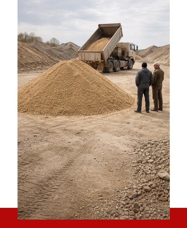 Карьерный песок крупнозернистый в Ялте от 8684 р | ПРОНЕРУДЯлт