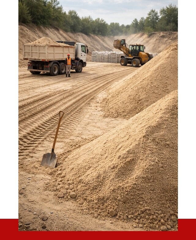 Карьерный песок мелкозернистый в Ялте от 9194 р. | ПРОНЕРУДЯлт