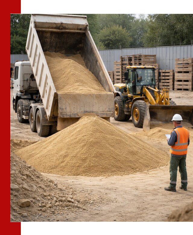 Доставка карьерного мелкозернистого песка в Ялте