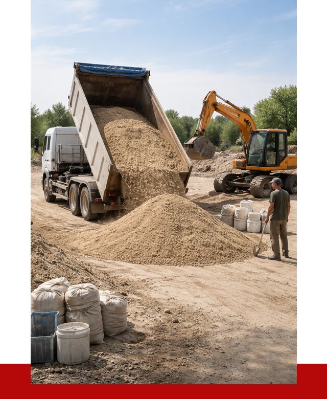 Купить речной песок в Ялте от 1226 р. за куб | ПРОНЕРУДЯлт