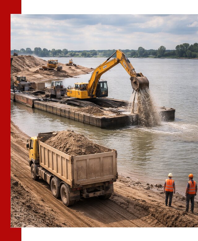 Намывной песок с доставкой в Ялте оптом и в розницу