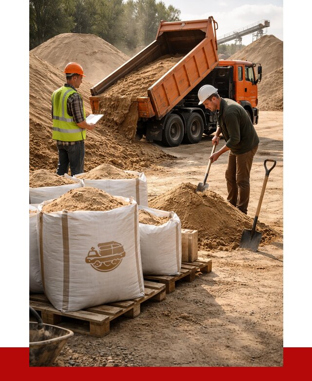 Строительный песок в Ялте от 2248 р. с доставкой, ПРОНЕРУДЯлт