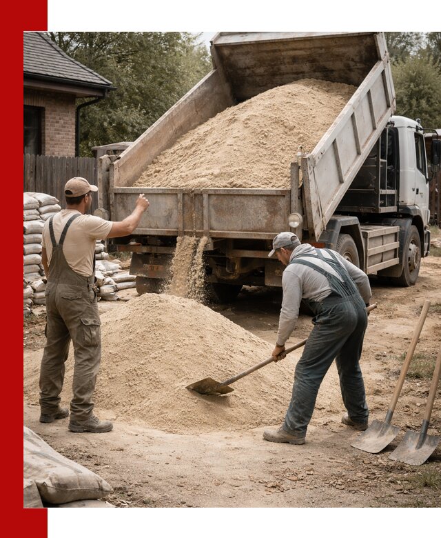 Песок для штукатурки с доставкой в Ялте качественный и чистый