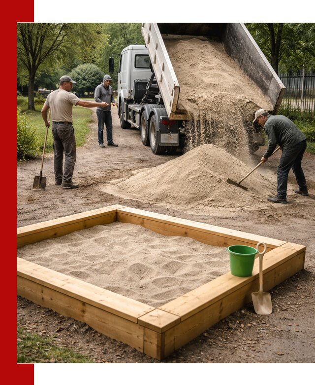 Песок для песочницы с доставкой в Ялте недорого и чистый