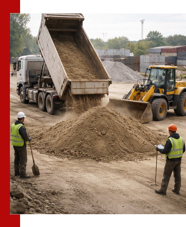 Доставка и продажа пескогрунта оптом и в розницу в Ялте