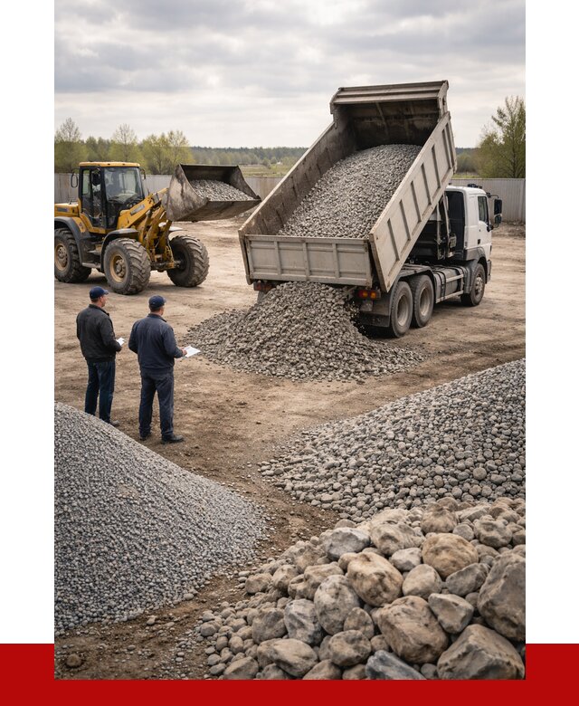 Гравий и камень с доставкой в Ялте от 4291 р. - ПРОНЕРУДЯлт