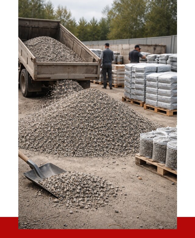 Гравий фракция 5-20 в Ялте купить от 2350 р. ПРОНЕРУДЯлт