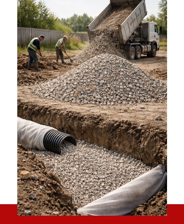 Гравий для дренажа в Ялте от 2248 р., доставка ПРОНЕРУДЯлт