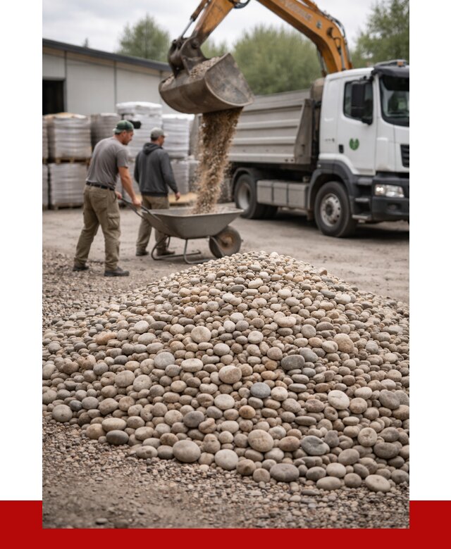 Галька декоративная в Ялте от 3269 р. за куб | ПРОНЕРУДЯлт