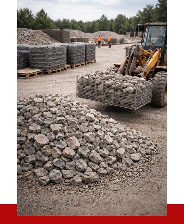 Камень для габионов фракция 70-150 в Ялте от 4291 р. | ПРОНЕРУДЯлт