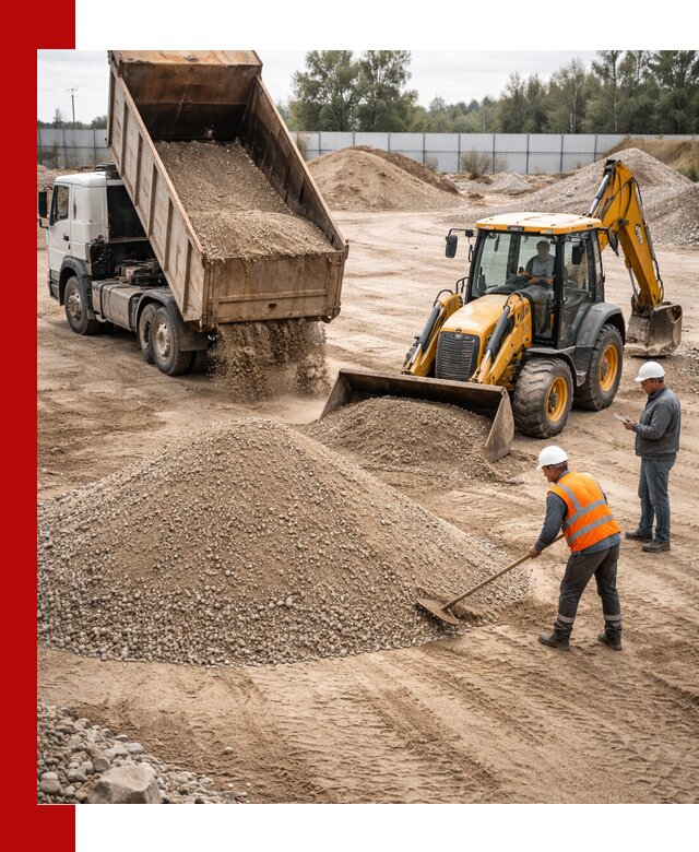 Поставка и доставка ПГС С4 в мешках и самосвалах в Ялте
