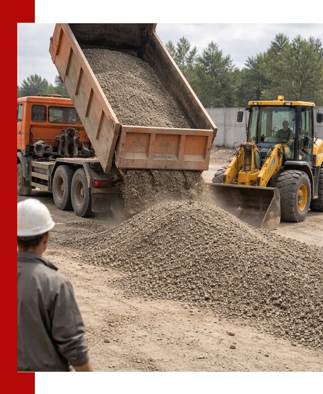 Доставка щпс С8 самосвалами в Ялте от производителя