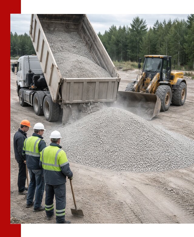 Известняковый отсев 0-5 доставка в Ялте быстро и выгодно