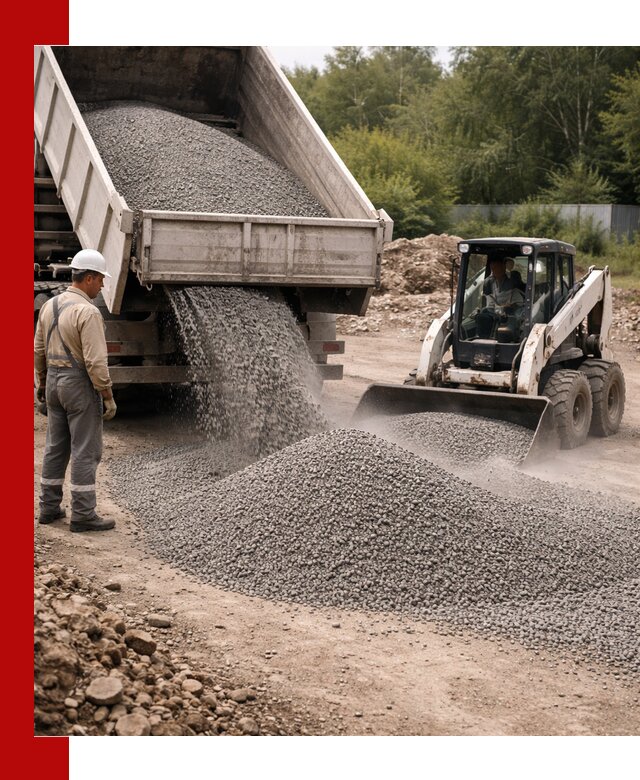 Доставка гравийного отсева 0-5 в Ялте оптом и в розницу