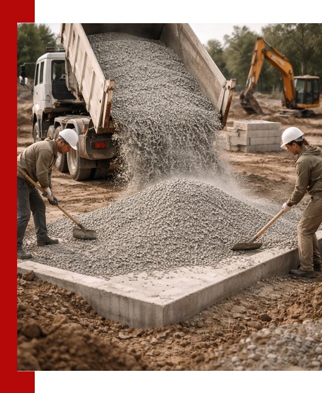 Доставка и продажа отсева для бетона в Ялте