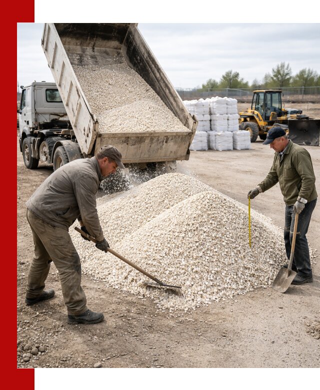 Мраморная крошка с доставкой и разгрузкой в Ялте