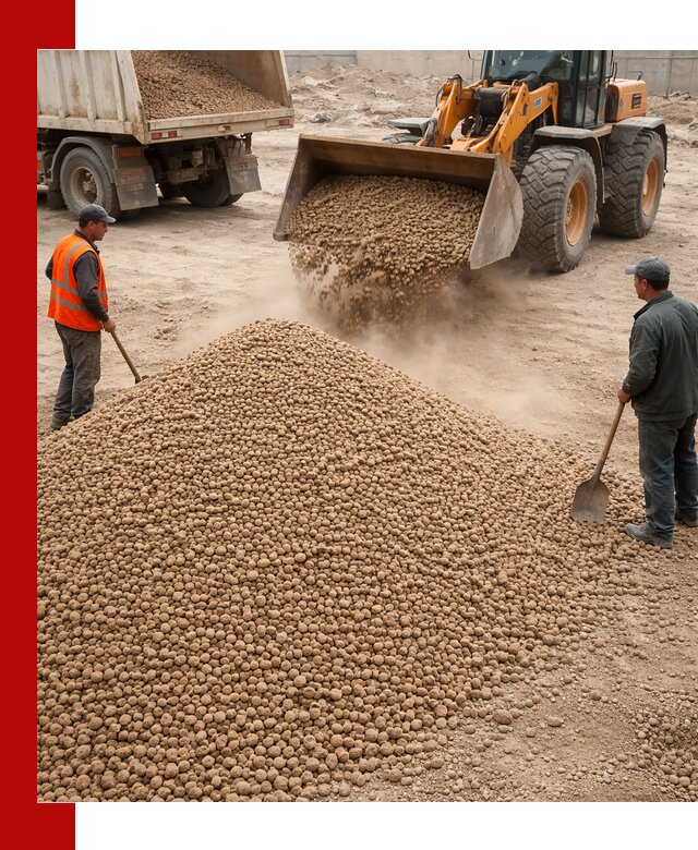 Керамзит фракция 10-20 с доставкой в Ялте