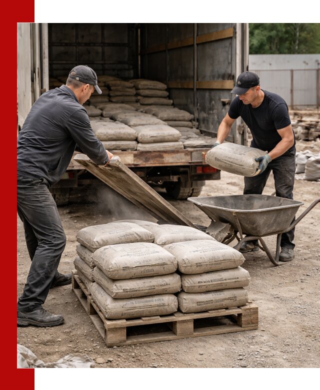 Пескобетон М300 с доставкой в Ялте по выгодной цене