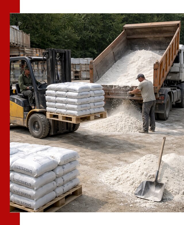 Доставка строительной извести оптом и в розницу в Ялте