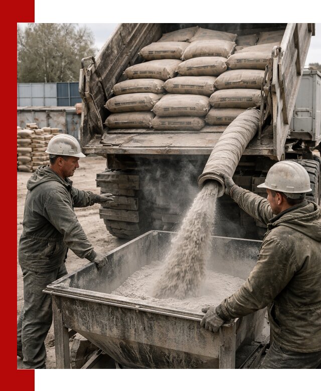 Доставка цемента М400 в Ялте оптом и в розницу