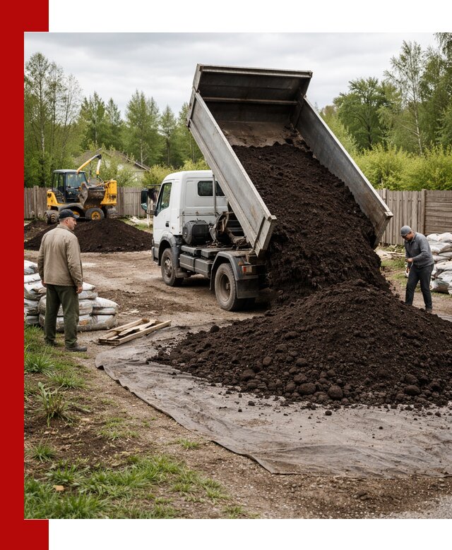 Доставка качественного почвогрунта в Ялте оптом и в розницу
